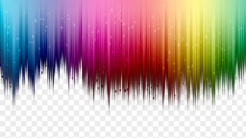 Colorful Top Color Gradient Border Background PNG