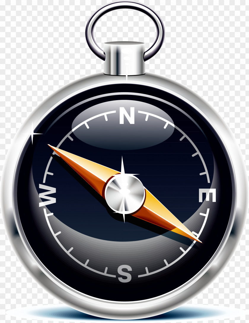 Compass Technology Hand-painted Elements North Clip Art PNG