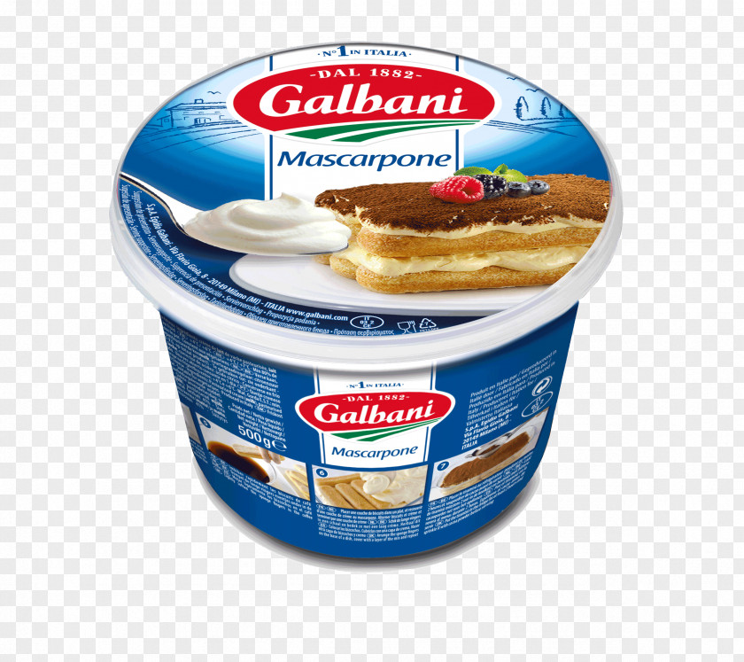 Milk Cream Italian Cuisine Galbani Mascarpone PNG