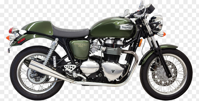 Motorcycle Triumph Motorcycles Ltd Exhaust System Thruxton Bonneville PNG