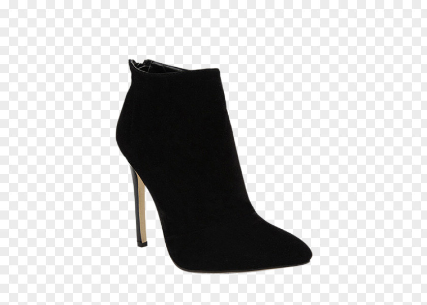 Boot High-heeled Shoe Suede Botina PNG