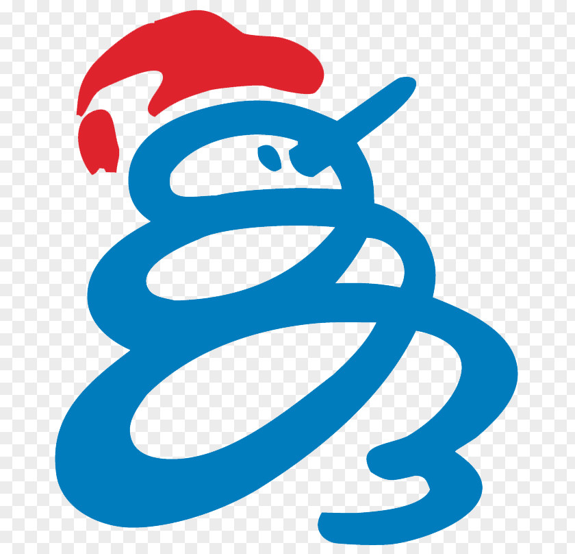 Creative Snowman Logo Illustration PNG