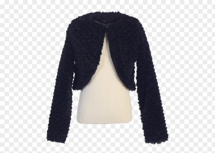 Fur Neck Black M PNG