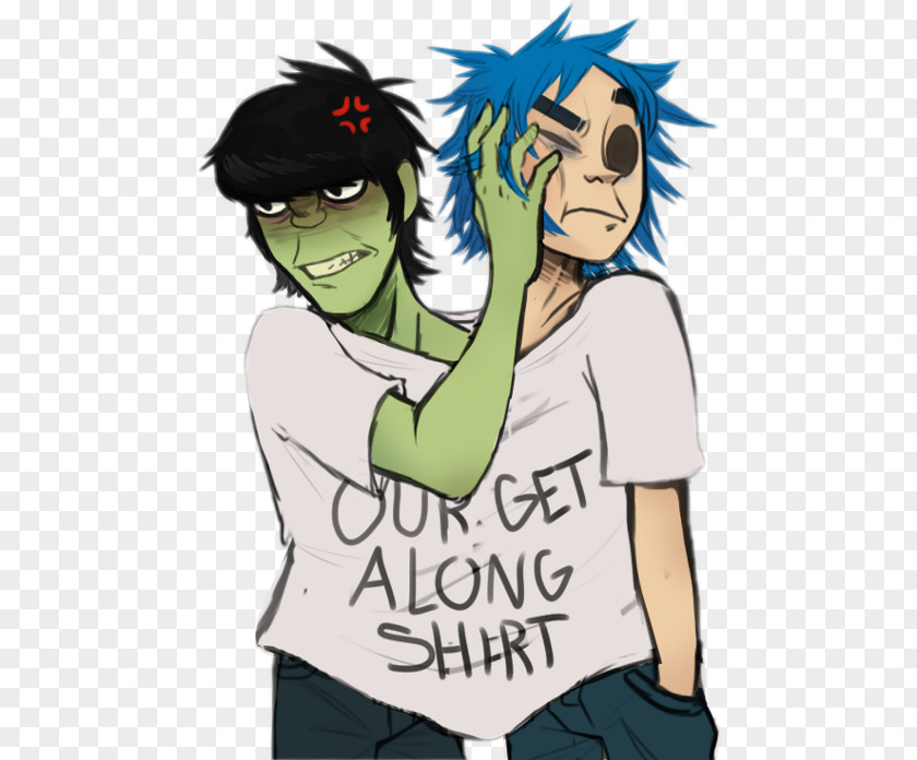 Gorillaz Murdoc 2-D Niccals Drawing Noodle PNG