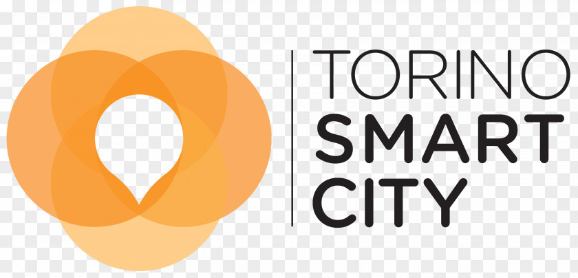 Smart Cities Logo Orange Invorio Brand City Design PNG