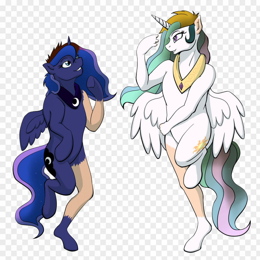 Transformation Pony Princess Celestia Luna Art PNG