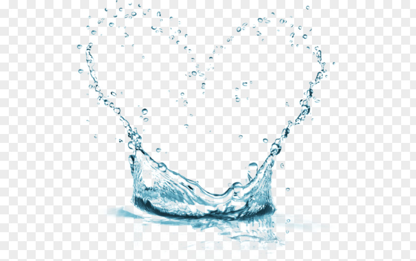 Water Heart Clip Art PNG