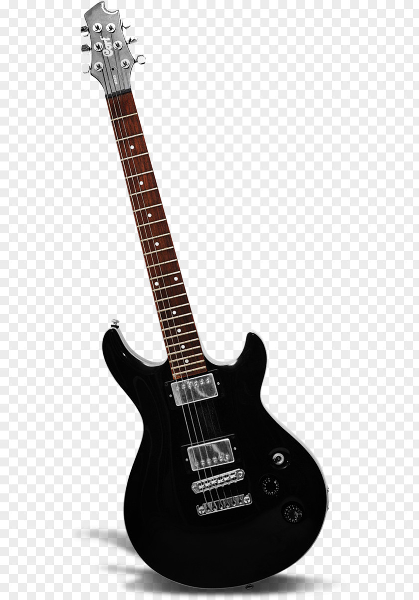 Black Guitar Electric Acoustic PNG