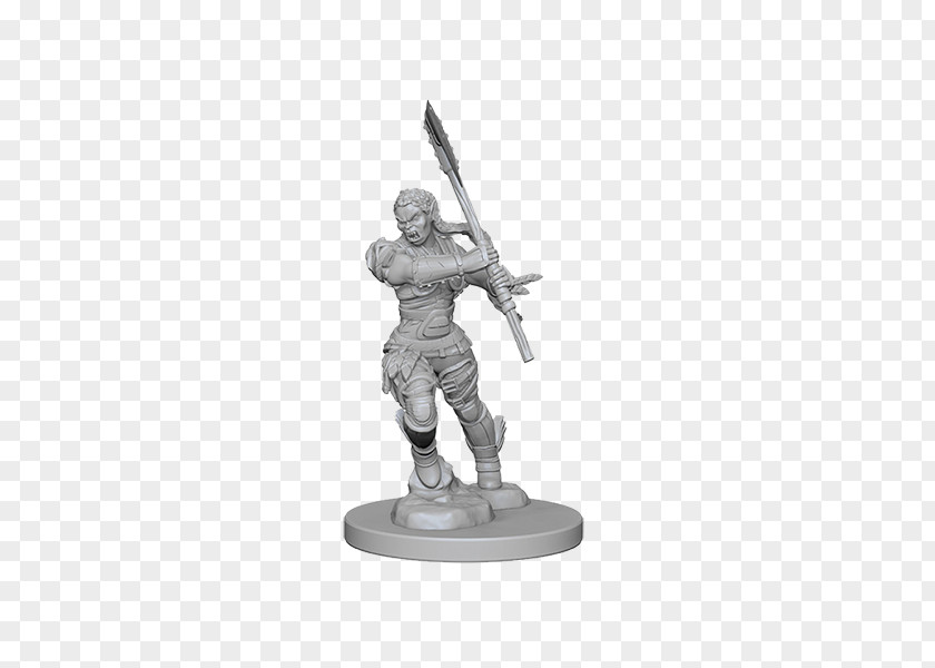 Half Orc Ranger Dungeons & Dragons Pathfinder Roleplaying Game Miniature Figure Barbarian Half-orc PNG