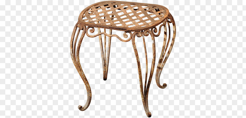 Table Garden Court Antiques Bar Stool Iron PNG