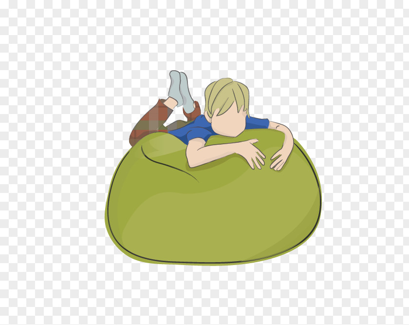 Bean Bag Chair Chairs Green Illustration PNG