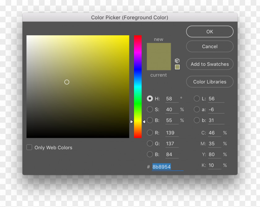 Color Picker Yellow Hexadecimal Illustrator PNG