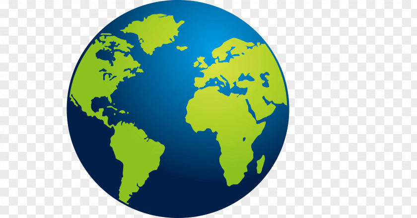 Earth Globe World Map PNG