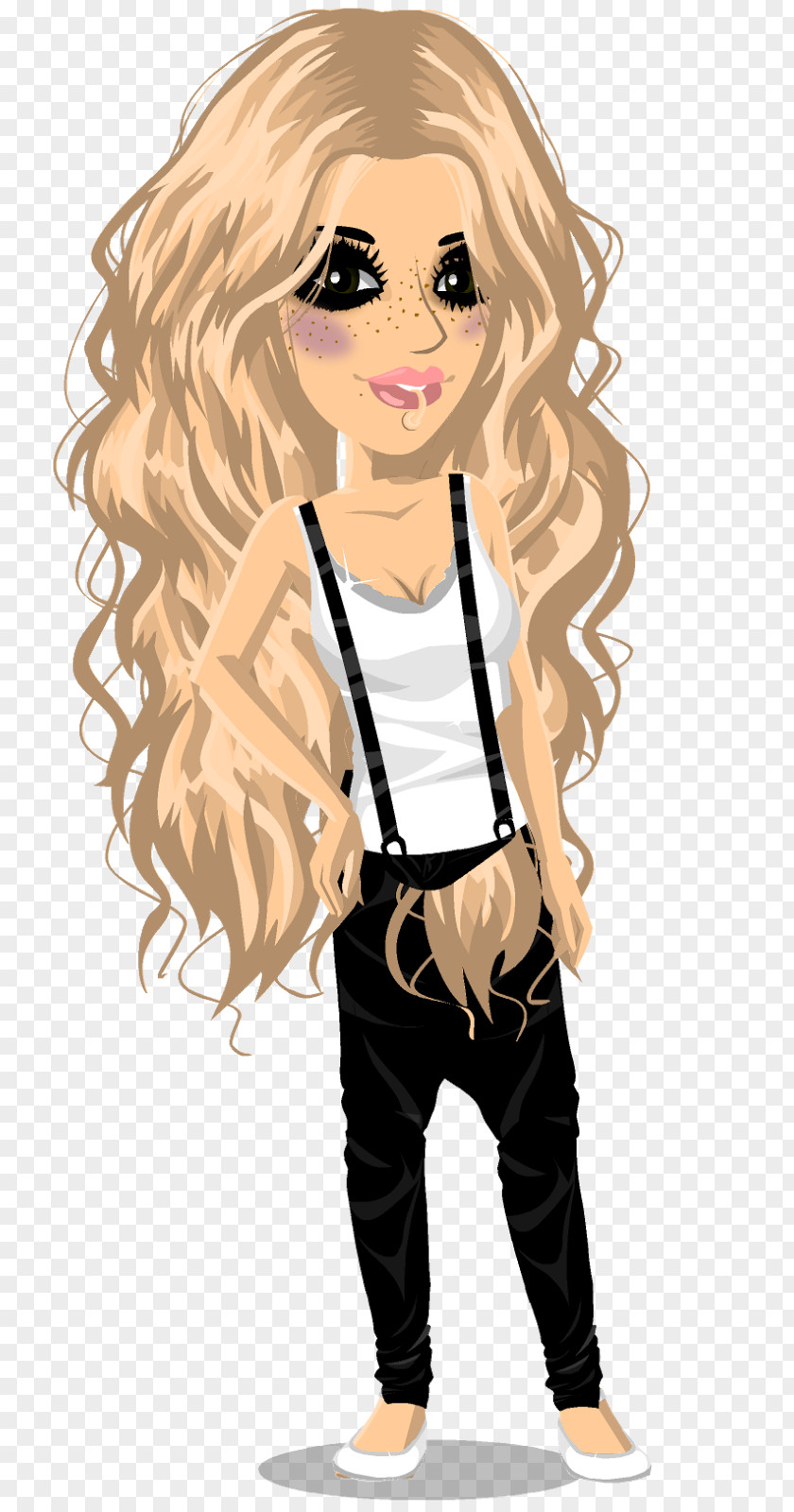 Hair Brown MovieStarPlanet Coloring Black PNG