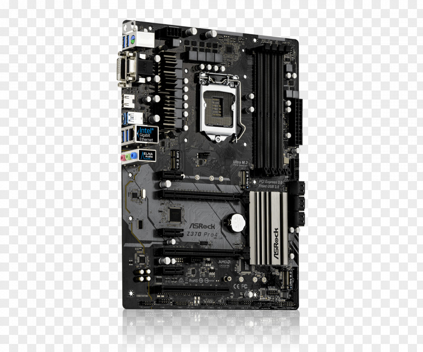 Intel LGA 1151 ASRock Z370 EXTREME4 Motherboard PNG