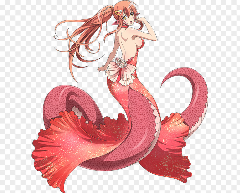 Mermaid Monster Musume Lamia Art PNG