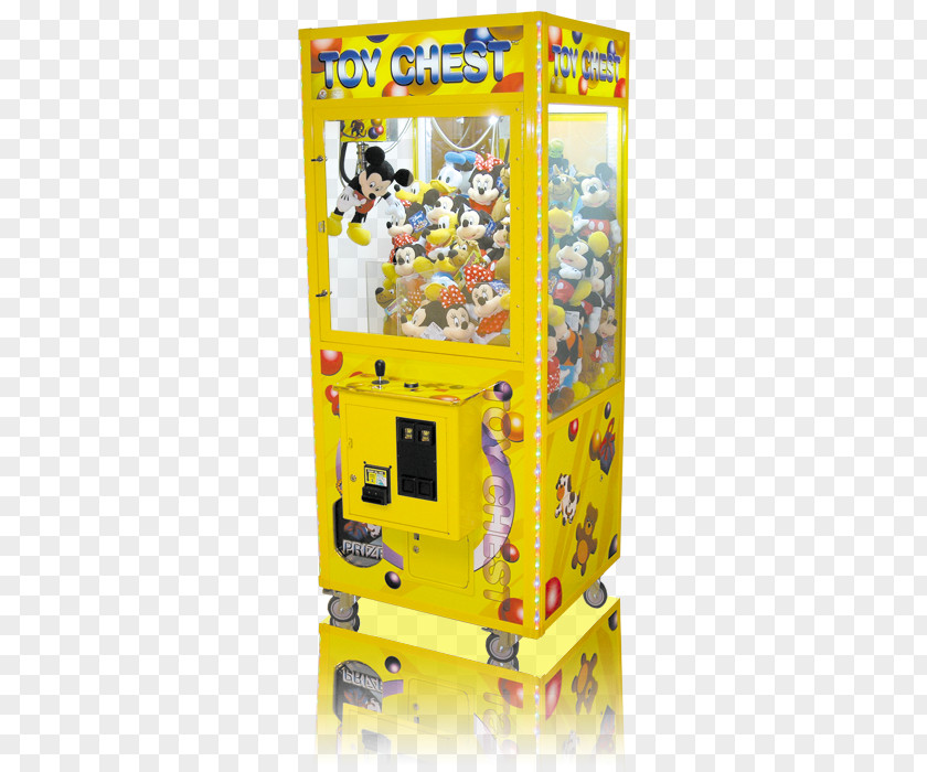 Yellow Bar Toy Claw Crane Minecraft Arcade Game PNG