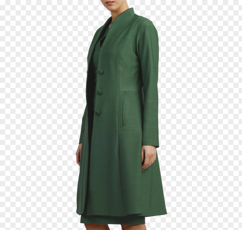 Catwalk Overcoat Robe Sleeve Dress PNG