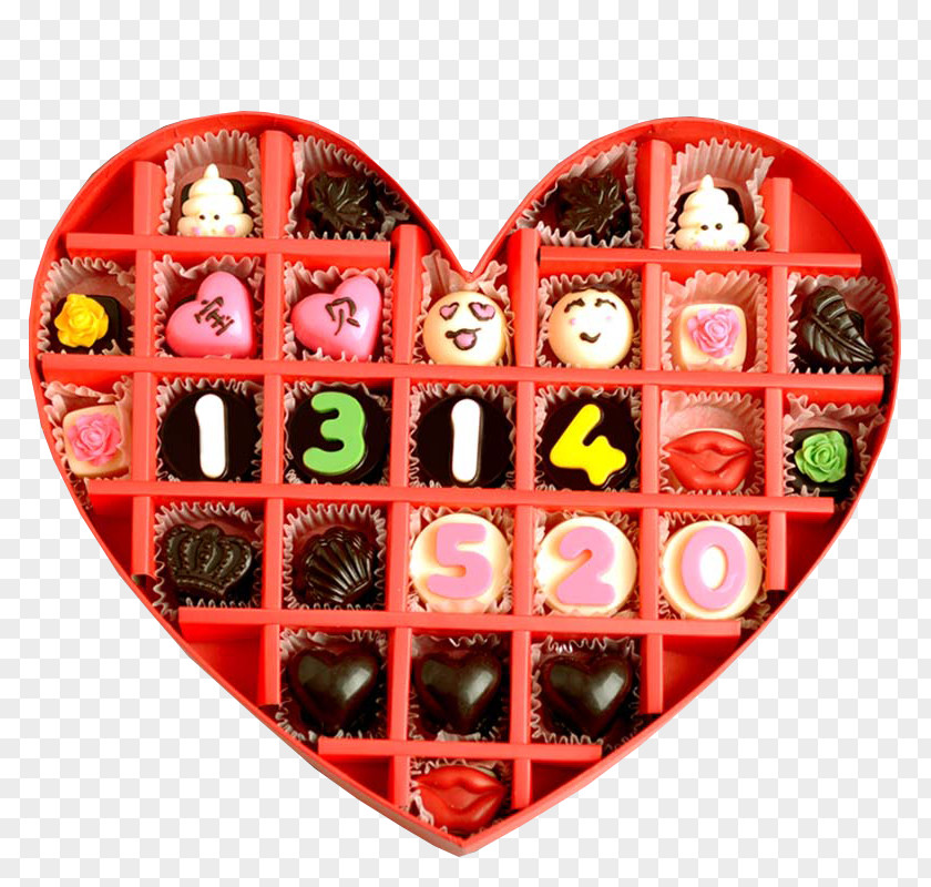 Hand-decorated Chocolate Gift Valentine's Day Do It Yourself Love PNG
