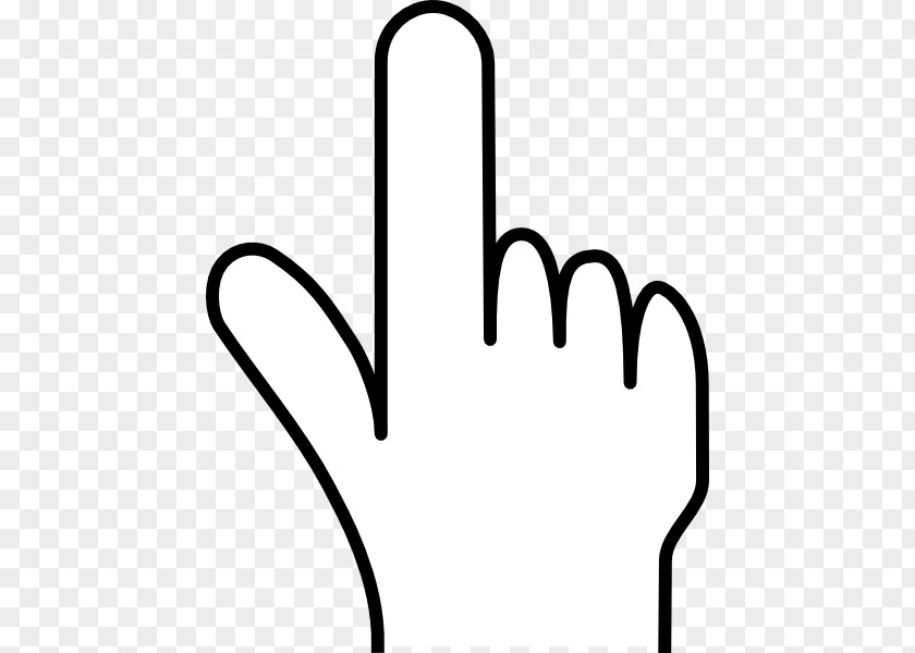 Hand Index Finger Middle Clip Art PNG