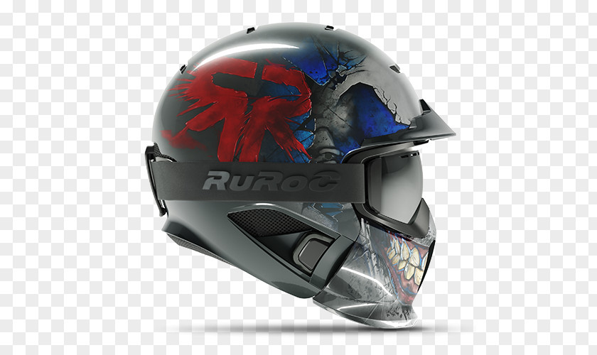 Helmet Ski & Snowboard Helmets Ruroc RG1-DX Black Viper Snowboarding Ice PNG