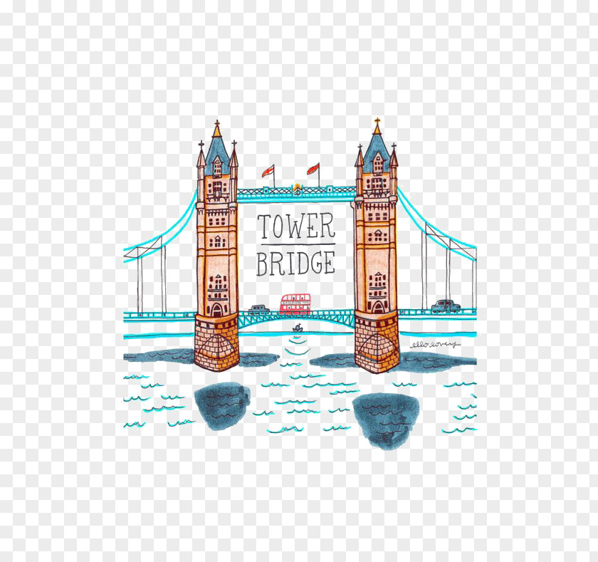London Bridge Tower Of Big Ben River Thames PNG