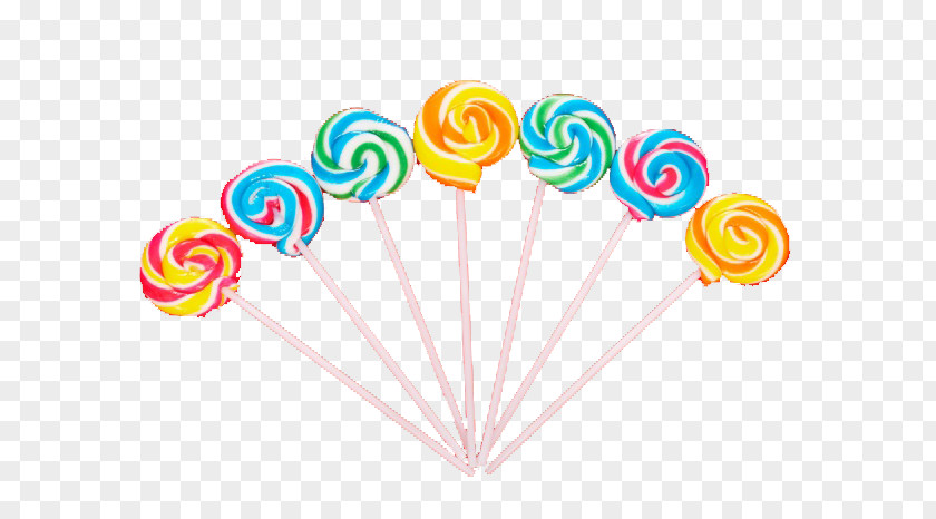 Multicolored Lollipops Ice Cream Lollipop Confectionery Candy Food PNG