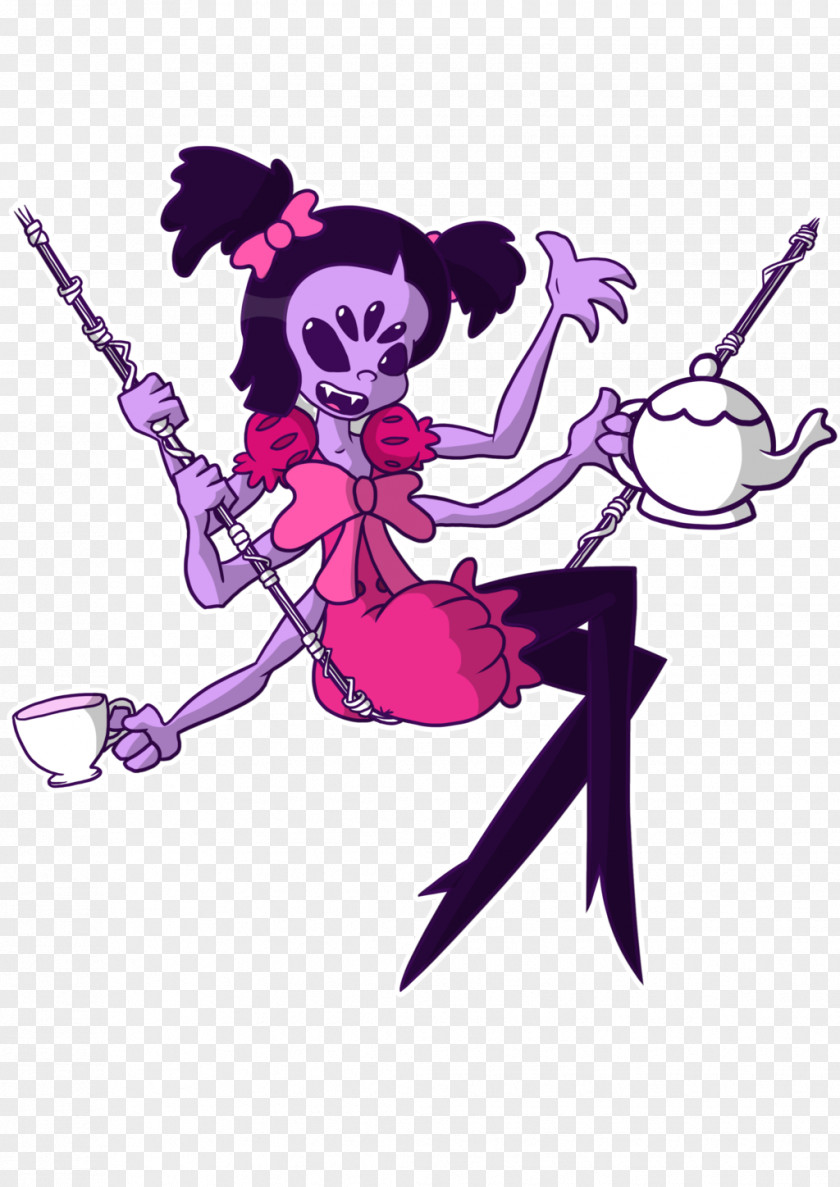 Body Inflation Muffet Undertale Fan Art Illustration DeviantArt PNG