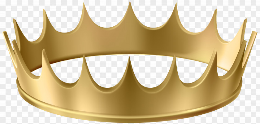 Gold Crown Transparent Clip Art Image PNG
