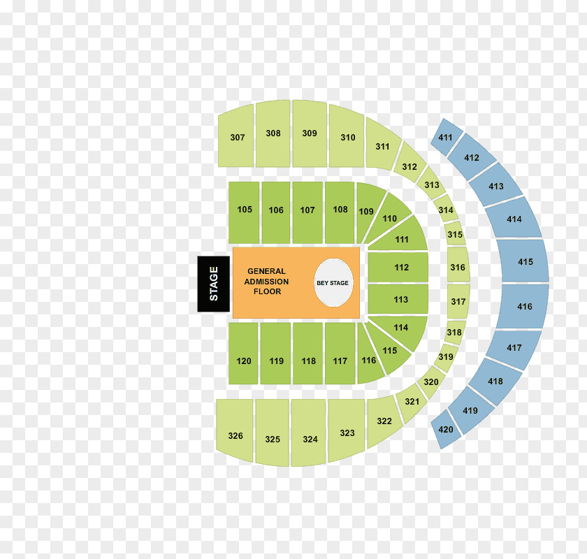 Indie Concert American Airlines Arena Map PNG