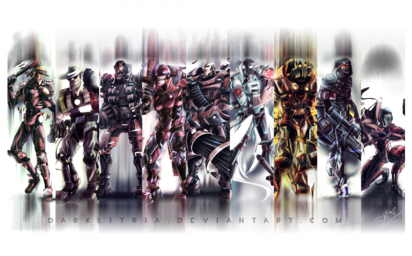 Cyborg Team Fortress 2 Robot Desktop Wallpaper Valve Corporation PNG