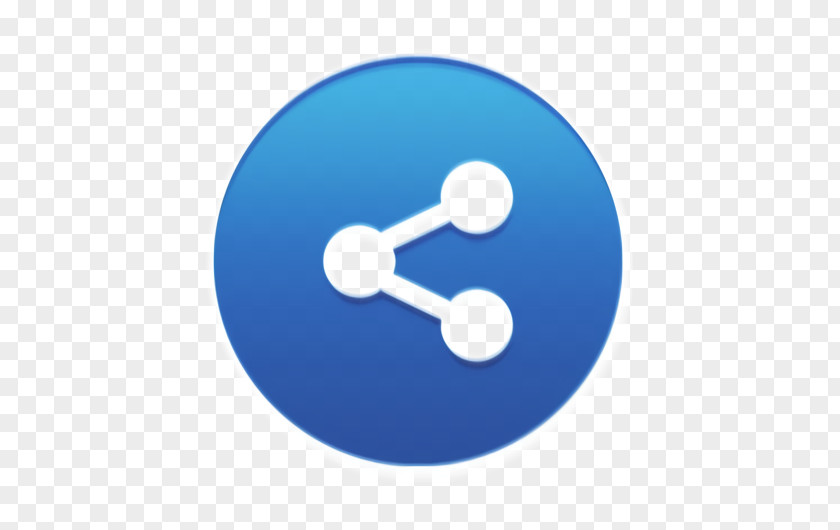 Electric Blue Symbol Share Icon Multimedia Interface PNG