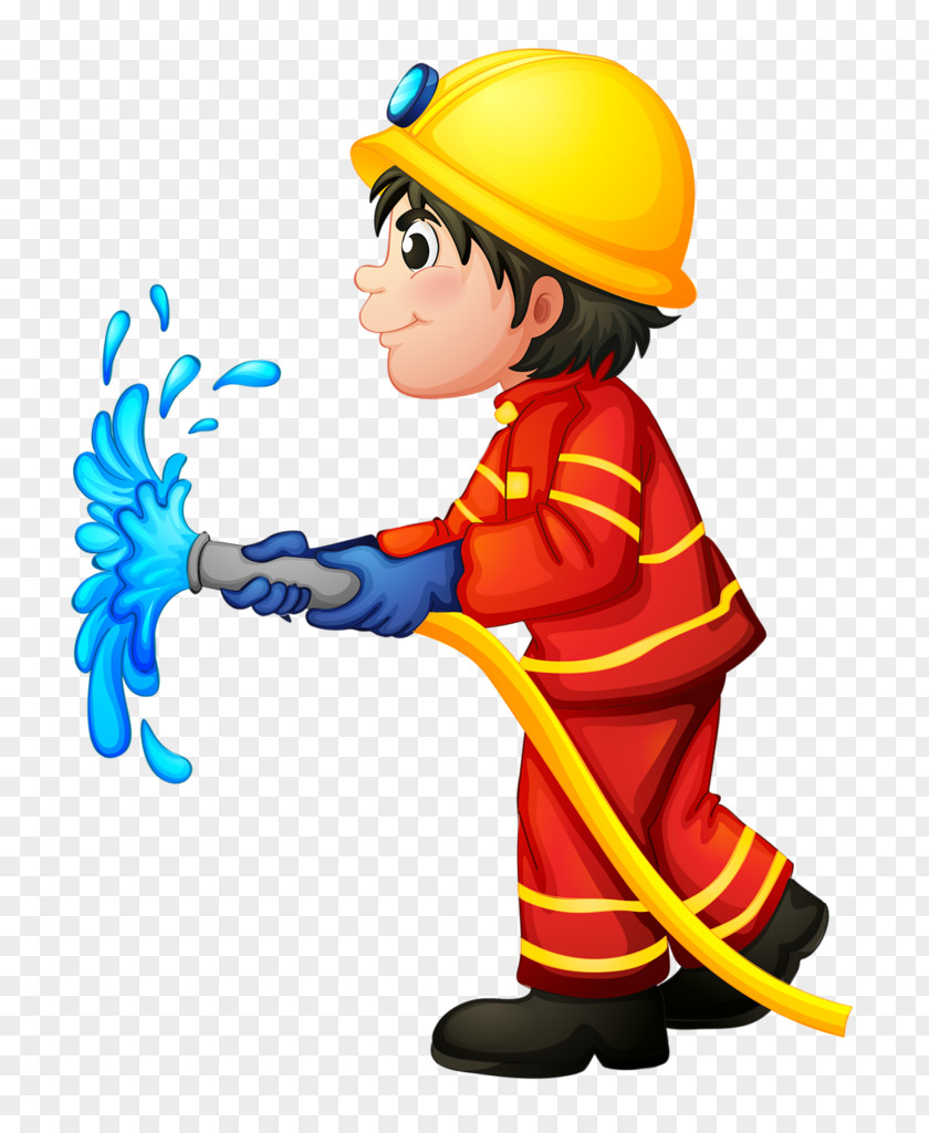 Firefighter Fire Station Department Hydrant Clip Art PNG