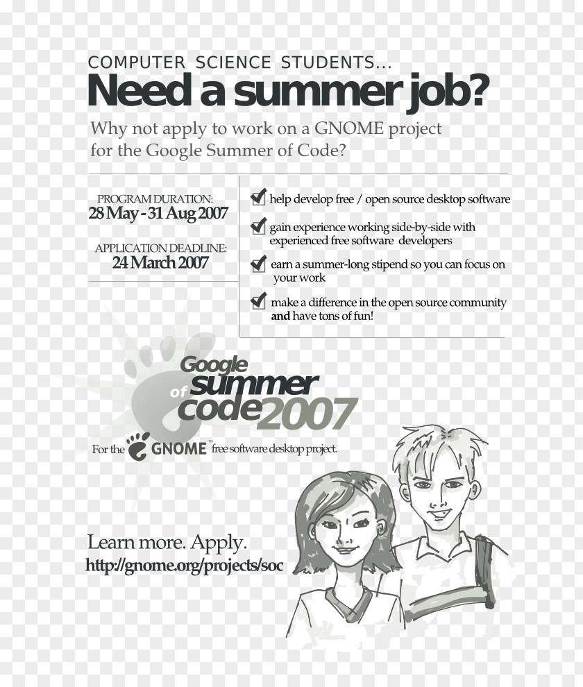 Google Summer Of Code Project Free Software PNG