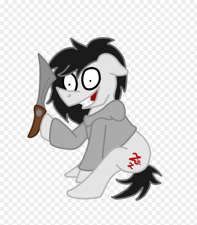 Horse Pony Jeff The Killer Cartoon PNG