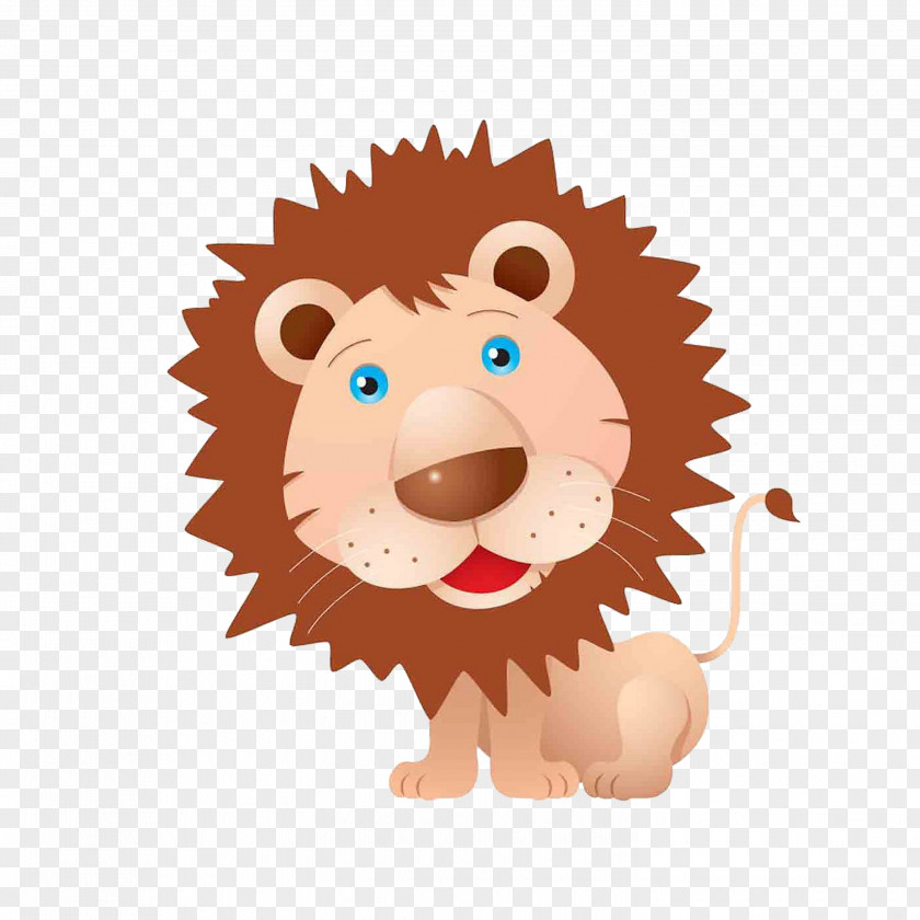 Lion Lionhead Rabbit Cartoon Clip Art PNG