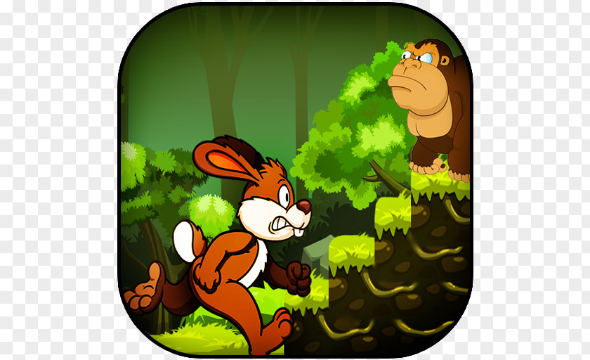 Amazon Jungle Bunny Run Monkey Android Adventures: Super World PNG