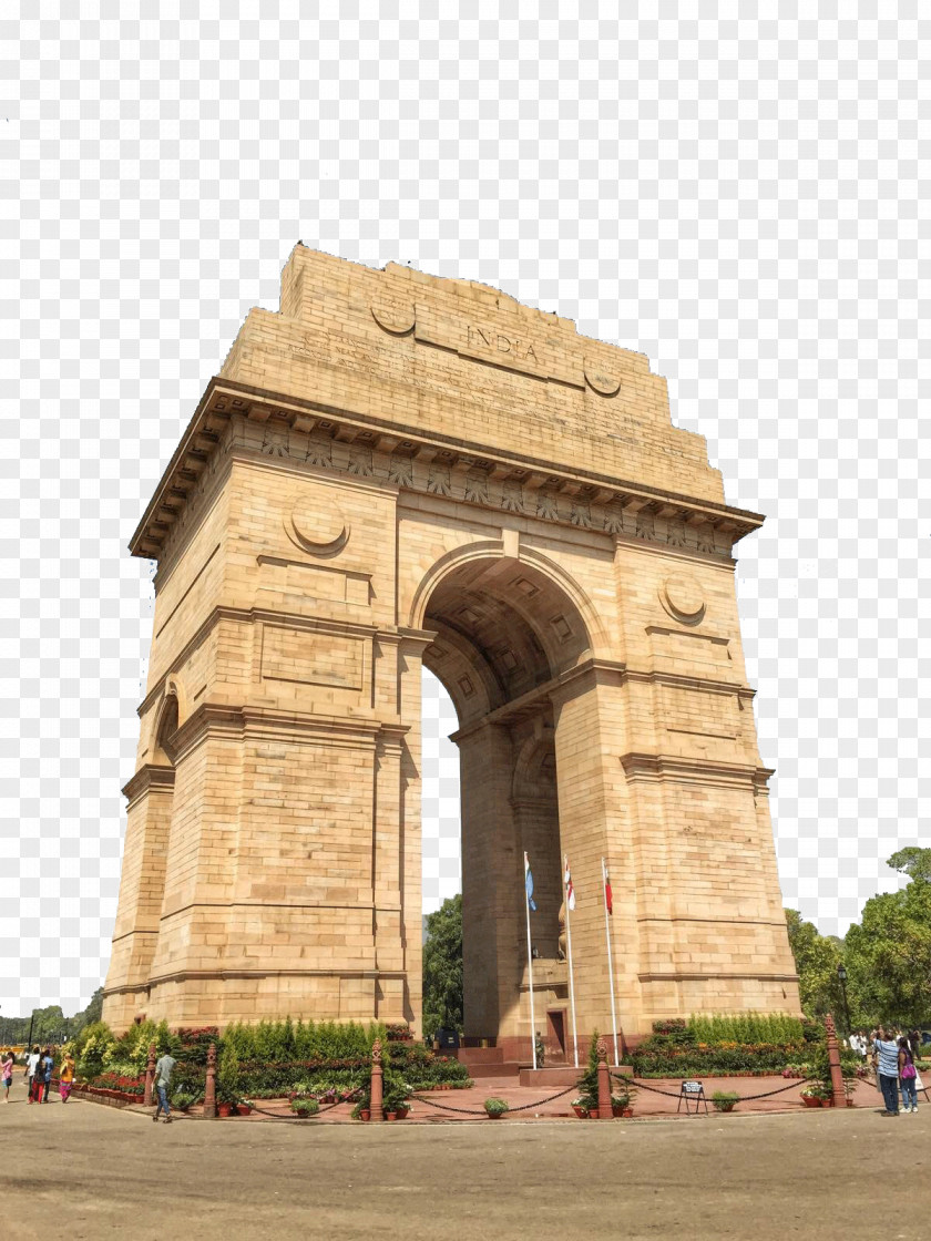 Famous Attractions Of India Gate Taj Mahal Triumphal Arch PNG