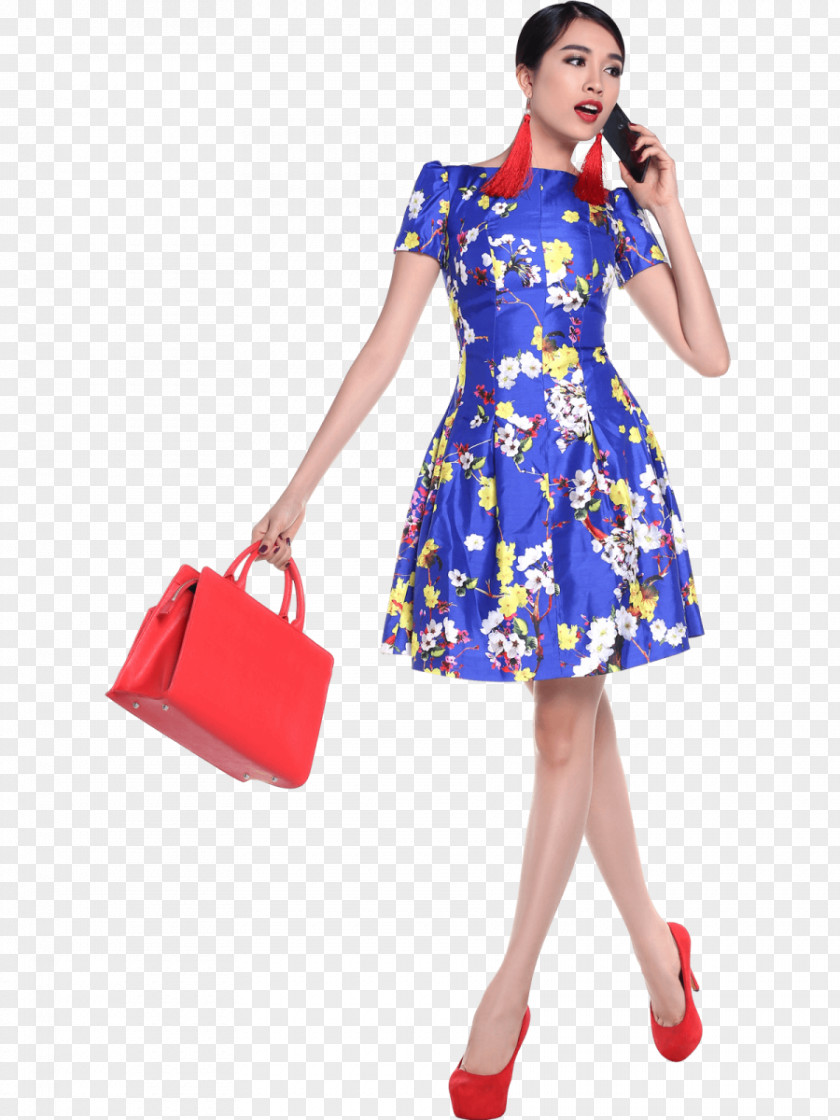 Hoa Mai Shoulder Cocktail Dress Sleeve PNG