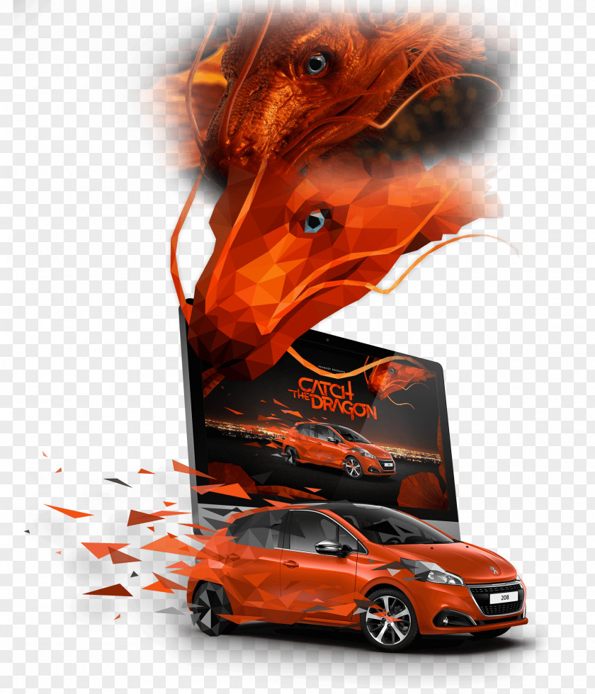 Peugeot Car Advertising Wall Banner PNG