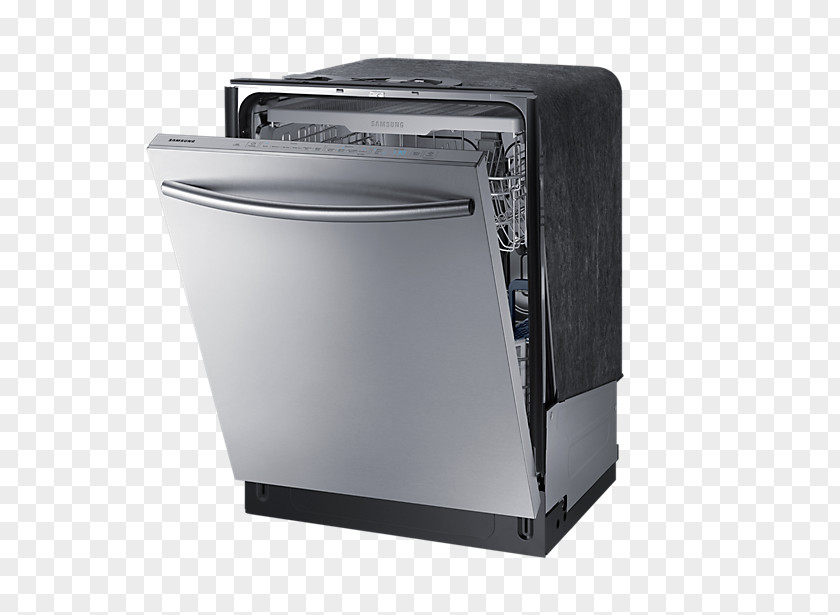Samsung DW80K7050 Dishwasher Stainless Steel Home Appliance PNG