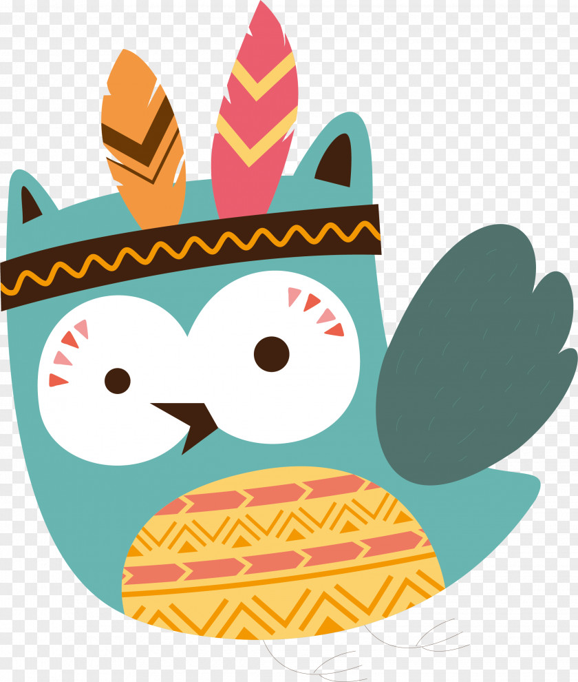 Vector Cartoon Owl Drawing PNG