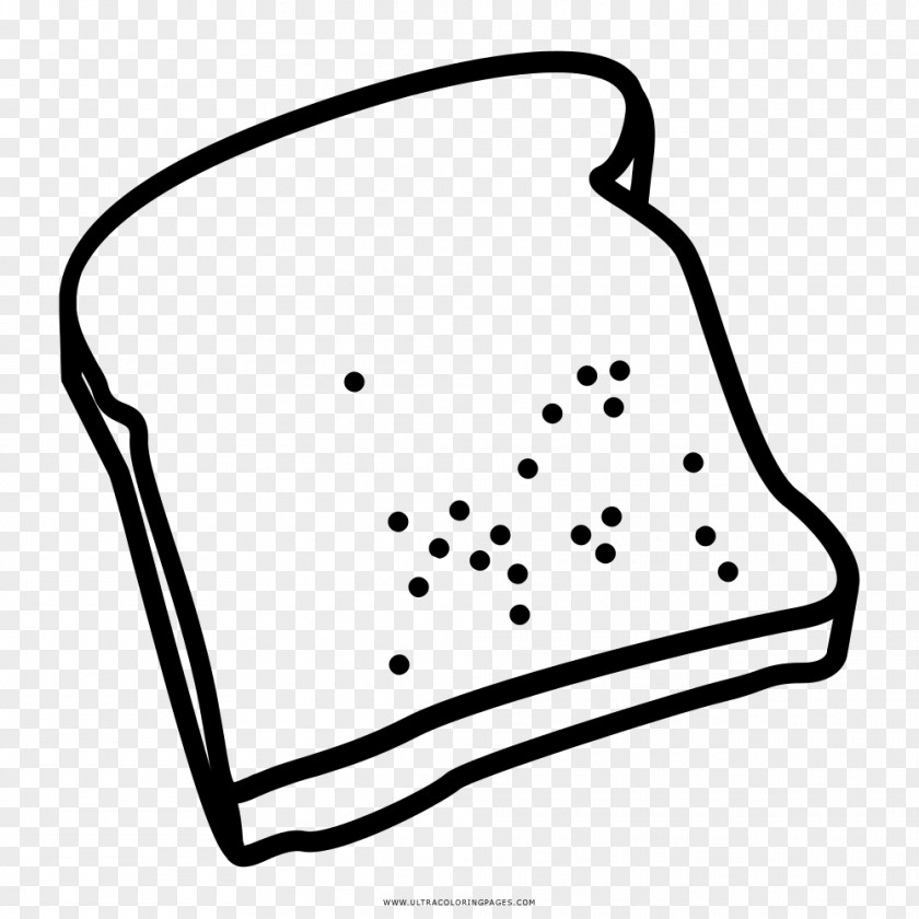 Bread Pan Loaf Drawing Black And White Line Art PNG