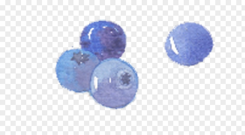 Hand-painted Blueberry Illustration PNG