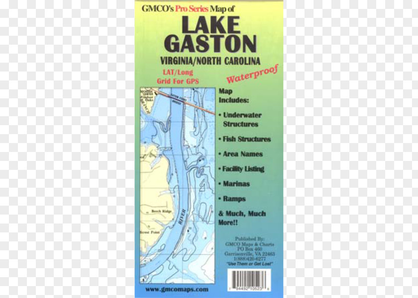 Map Lake Gaston Anna Kerr Reservoir PNG