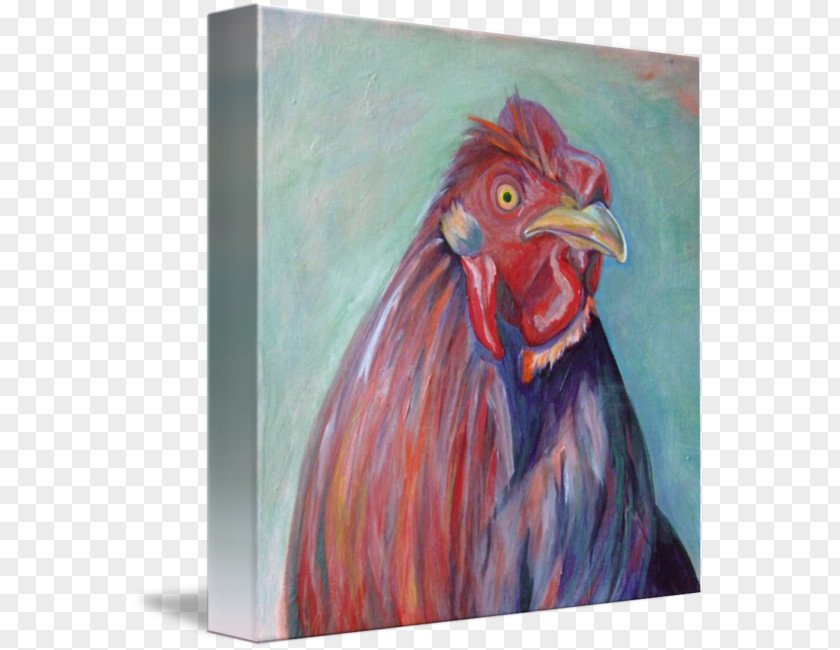 Chicken Rooster Painting Acrylic Paint PNG
