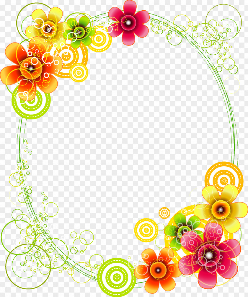 Decorative Patterns Border PNG