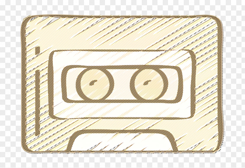 Metal Technology Cassette Icon Free Hipster PNG