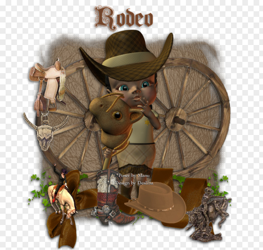 RODEO Animal Figurine PNG