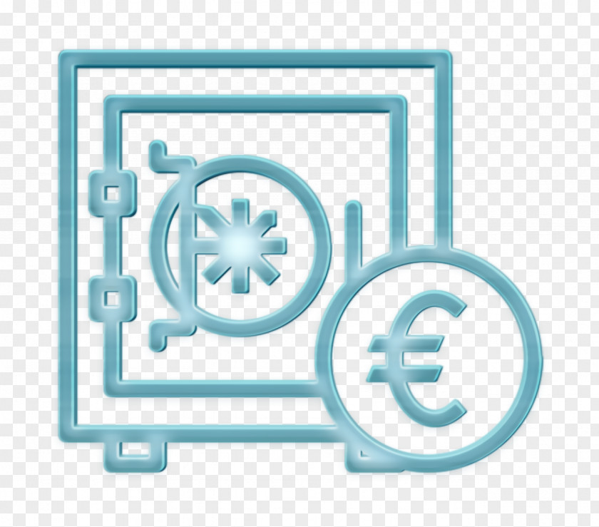 Text Vault Icon Currency Euro Money PNG